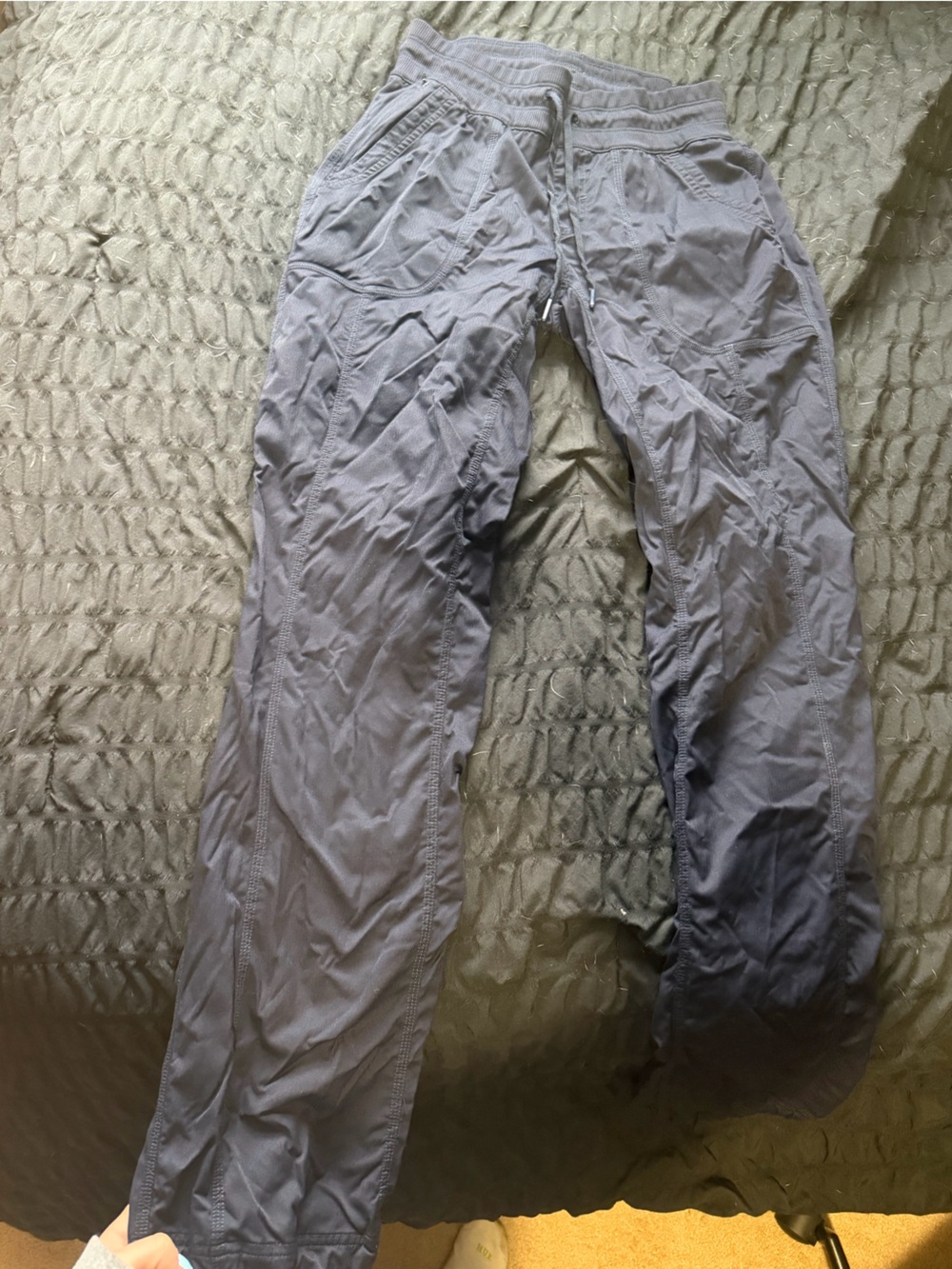 The North Face Navy Elastic Waist Athletic Pants